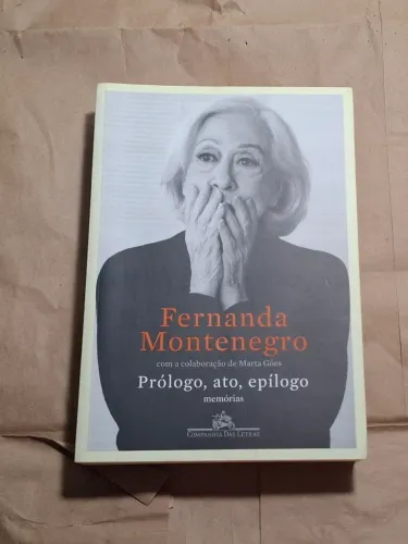 Livro Fernanda Montenegro - EXCELENTE