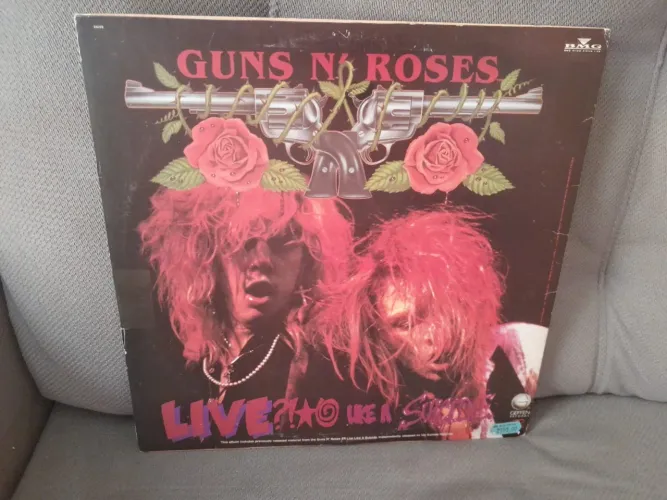 Disco de vinil guns n' roses live like a suicide
