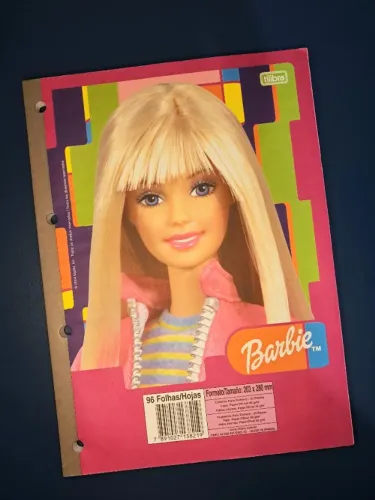 refil para fichário barbie 2004 - tilibra