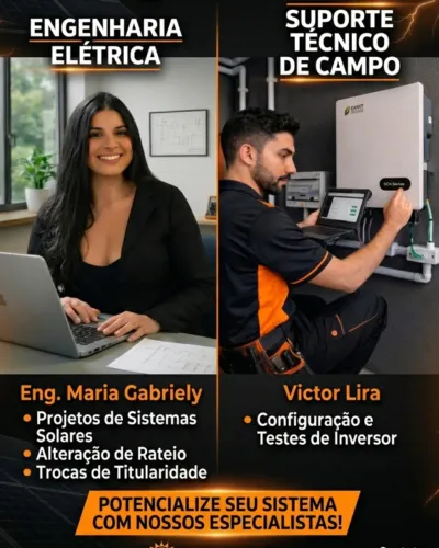 Energia Solar - Projetos, Regularização e Configuração de Sistemas