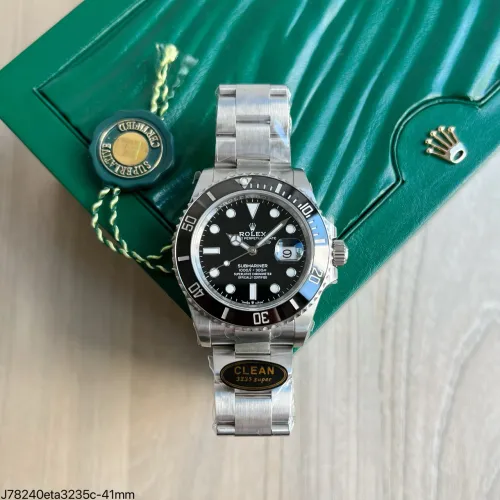 Relógio rolex submariner aço (aço ouro ) clean factory 