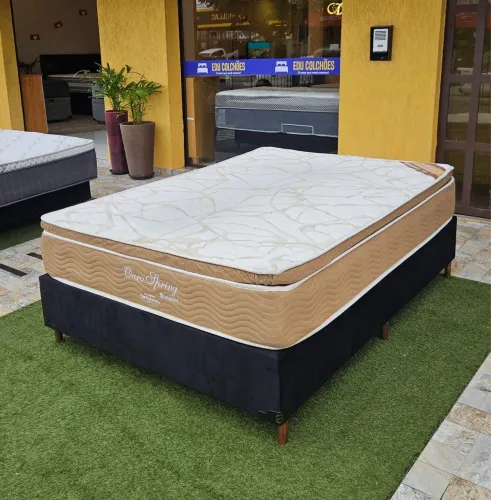 Cama de Casal ORTOBOM OURO SEMINOVO TOP - Entrego! 