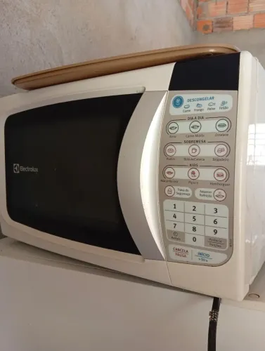 Microondas com defeito