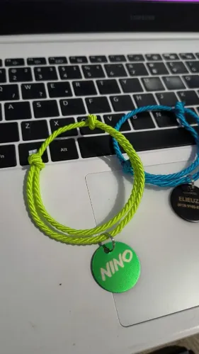 Coleira ajustável para gatos com placa de identificação personalizada 