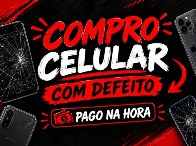 CELULAR QUEBRADO/ COM DEFEITO