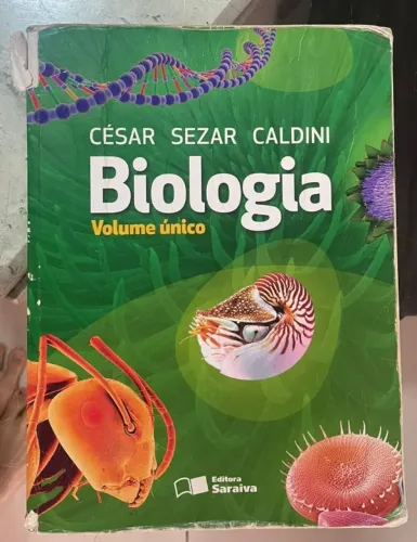 Livro Biologia - volume único - César Sezar Caldini - editora saraiva