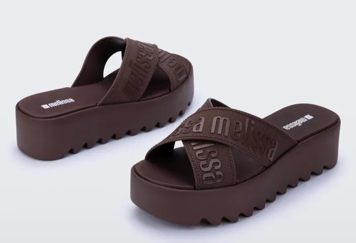 MELISSA M-LOVER CROSS STRAP PLATFORM