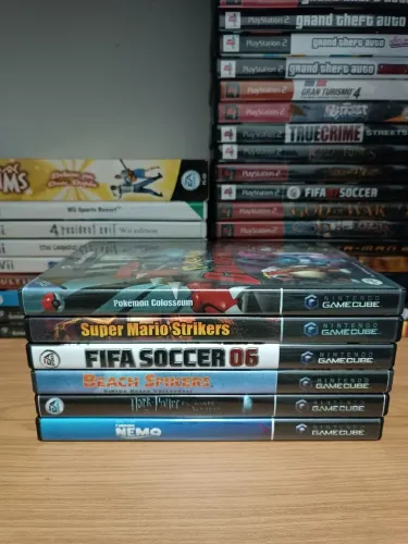 Lote de 6 jogos originais para Nintendo GameCube