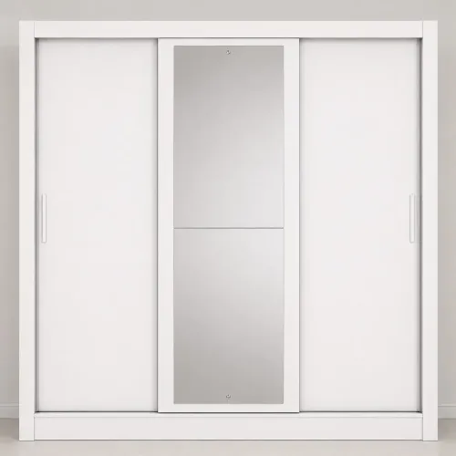 Guarda Roupa 3 portas com espelho - Bom estado - R$ 500,00