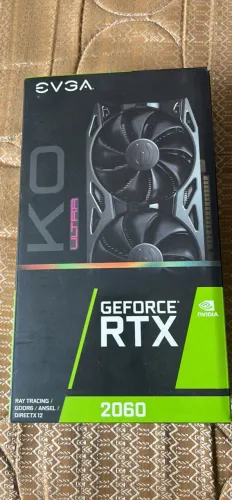 Placa de vídeo GEFORCE EVGA 2060 KO ULTRA