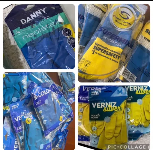 83 pares de luvas limpeza novas!