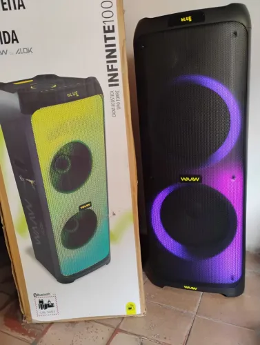 Caixa de som alok infinite 1000