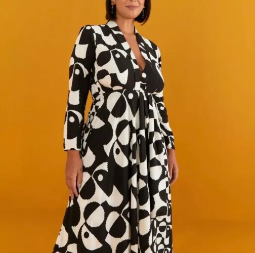Vestido longo Tucano Bola - FARM
