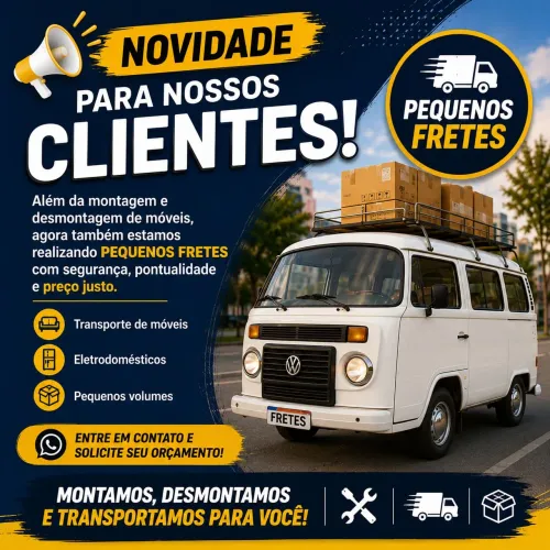 Montagem e transporte de móveis 