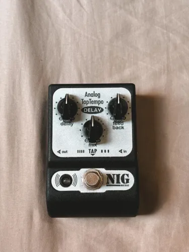 Pedal Analógico Delay Nig - Tap Tempo