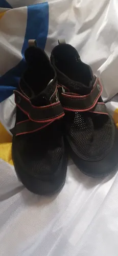 sapatilha aquática decathlon preta 42/43