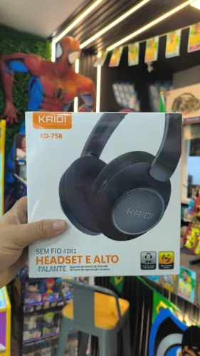 Headset sem fio 4 IN 1 KAIDI KD-758