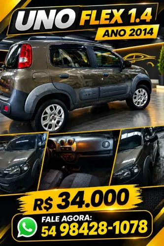 Fiat Uno WAY 1.0 EVO Fire Flex 8V 5P 2014