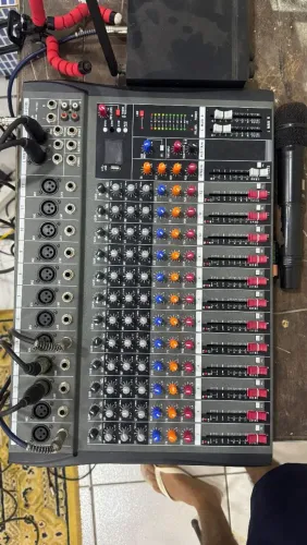 MESA DE SOM 12 CANAIS ANALÓGICA