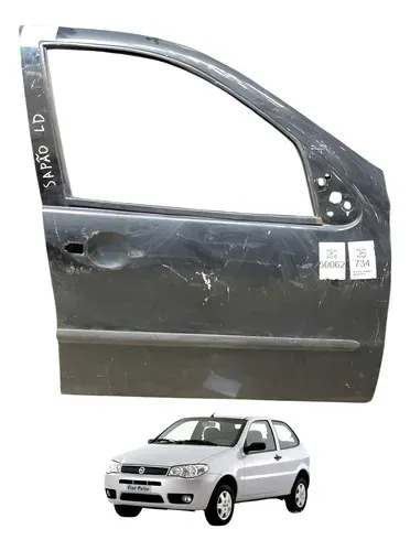 Porta Dianteira Direita Fiat Palio Fire 1.0 2005 A 2010 Dianteira Direita Preto