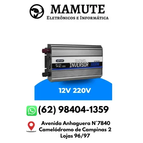 Inversor Conversor Veicular 3000W 12V P/ 220V- Knup PROmoção