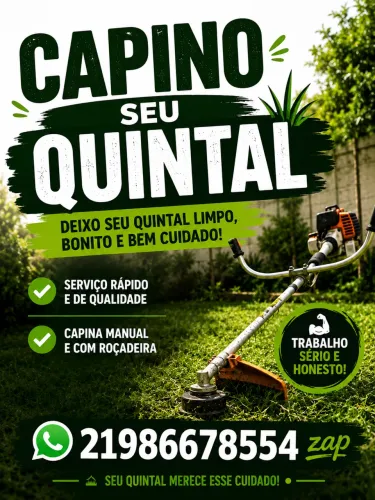 Capino quintal e terrenos