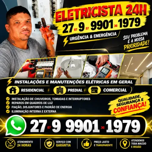 Eletricista trocamos sua fiação velha por nova serviço com garantia