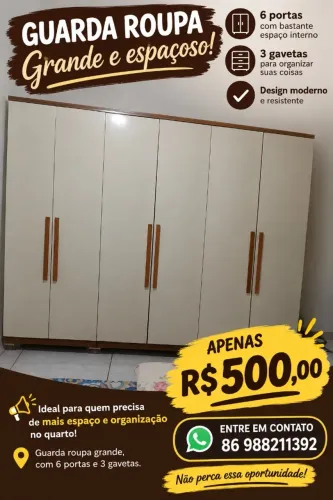 Guarda Roupa 6 portas