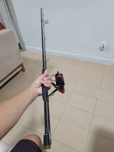 Kit vara de pesca para artificial