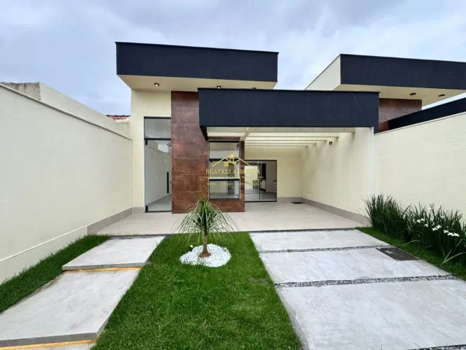 Casa moderna, acabamento de alto padrão! 3 quartos amplos, sendo 1 suíte