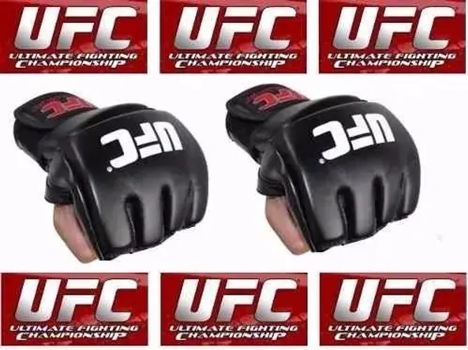 Par de Luvas UFC , Vale Tudo, Combate, Sparring, Treino Luta + camisa brinde 