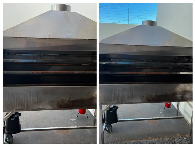 Vende-se Churrasqueira em Aço Inox Grande