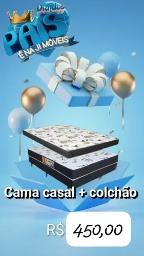 Cama de casal + colchão 