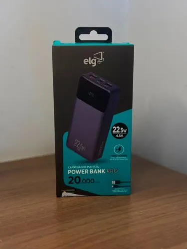 Carregador Portátil ELG 20.000mAh PB200BK Preto