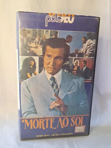 VHS Morte ao Sol Henry Silva Michel Constain Vídeo Pole
