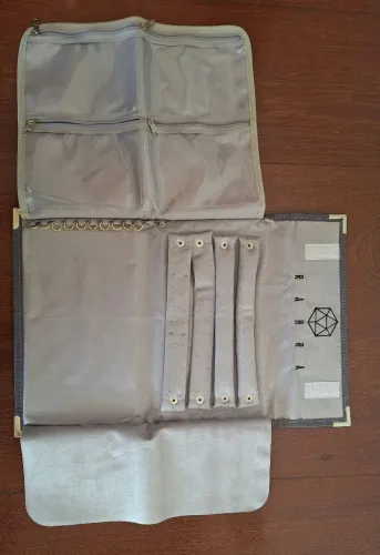 Porta Joias Portátil RAHRA na cor cinza