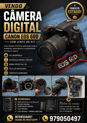 CAMERA CANON EOS 60D