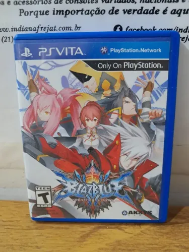 Jogo de PS Vita Blazblue Chrono Phantasma PSVita Mídia Física
