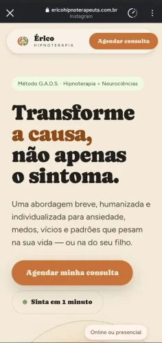 Transforme a causa, não apenas o sintomas.