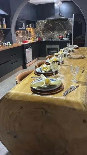  Mesa Cascata Curva Madeira Maciça Prancha Pranchão Rústica Aréa Gourmet 3MT P/Sair Hoje! 
