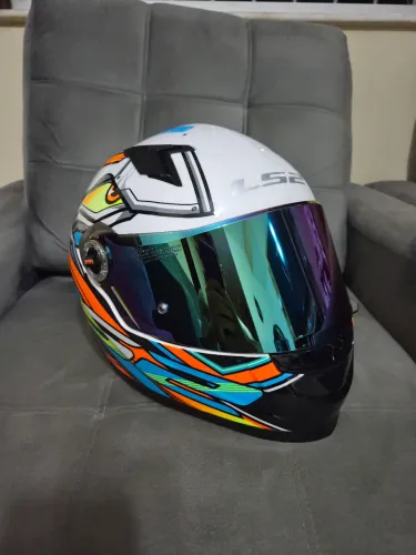 CAPACETE LS2 FF358 XDRON NEON ORANGE