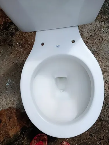 Vendo esse vaso usado acoplado