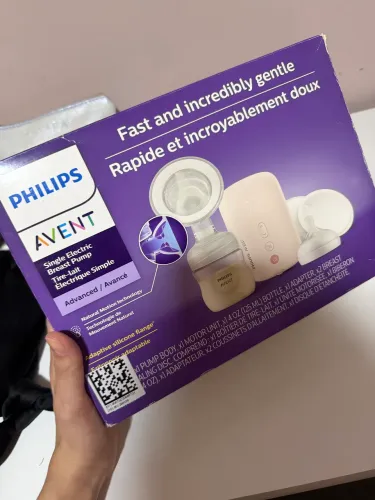 Bomba Extratora de Leite Materno Elétrica Philips Avent Sucção Natural 