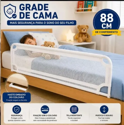 Proteção de cama para bebês e idosos