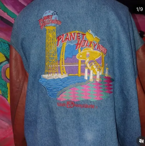 JAQUETA VINTAGE PLANET HOLLYWOOD DISNEYLAND 