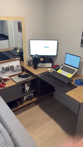 Móvel multifuncional / rack / escrivaninha MadeiraMadeira