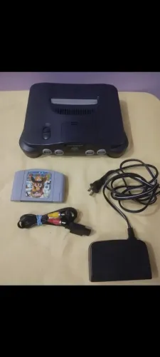 Nintendo 64 sem controle com caixa sem isopor