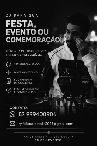 DJ PARA FESTAS, EVENTOS E COMEMORAÇÕES | GARANHUNS E REGIÃO