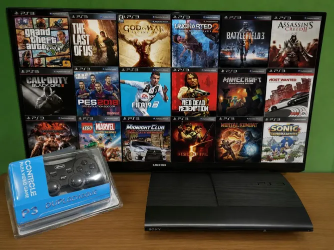 PS3 PLAYSTATION 3 SUPER SLIM (FAÇO ENTREGA)