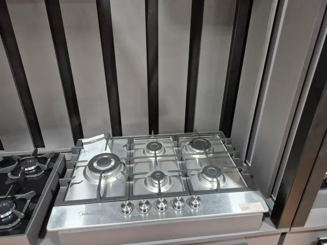 Fogao inox 5. Bocas MIDEA